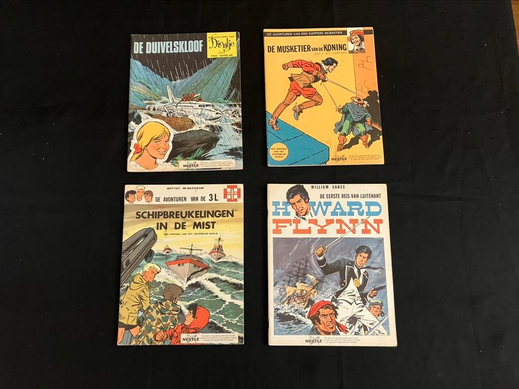 Reclame uitgaves Nestlé - 4 albums - weekblad Kuifje., Plusieurs BD, Comme neuf, Enlèvement ou Envoi, A.P. Duchateau