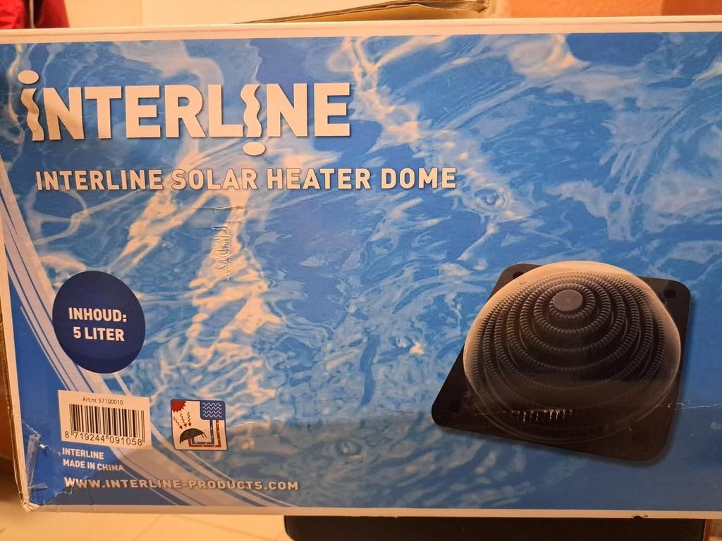 Interline solar heater, Ophalen, Zo goed als nieuw, Verwarming