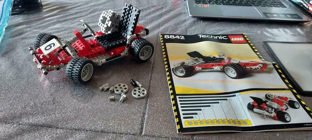 lego 8842 go kart, Ophalen of Verzenden, Gebruikt, Complete set, Lego
