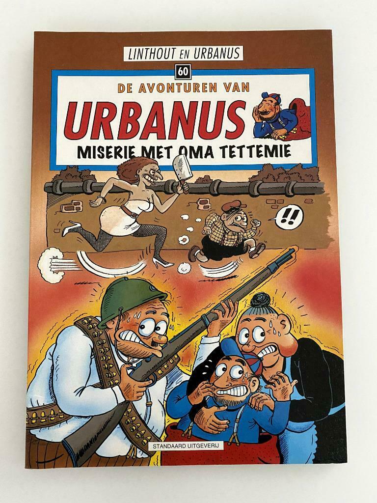 Urbanus 60 Miserie met Oma Tettemie 1996 1ste druk, Enlèvement ou Envoi, Une BD, Comme neuf, Urbanus