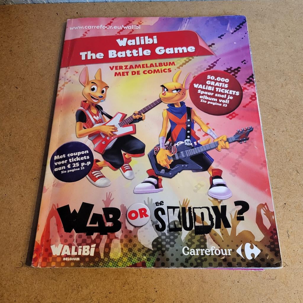 Verzamelalbum: Walibi The Battle Game, Ophalen of Verzenden