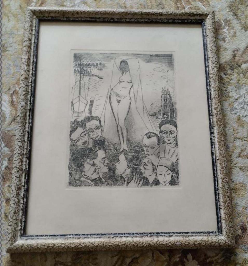 Ets van Otto De Kat, Antiek en Kunst, Kunst | Etsen en Gravures, Ophalen