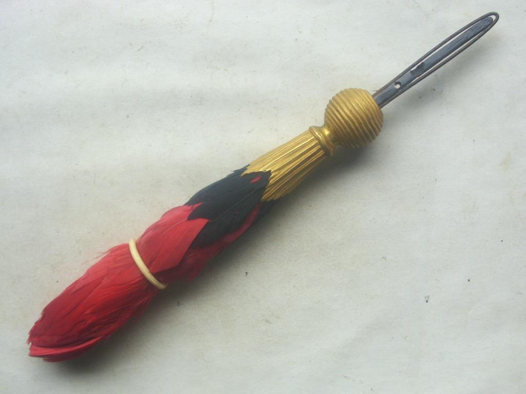 Plumet complet tulipe & anneau talpack officier d'artillerie, Envoi, Armée de terre, Autres types