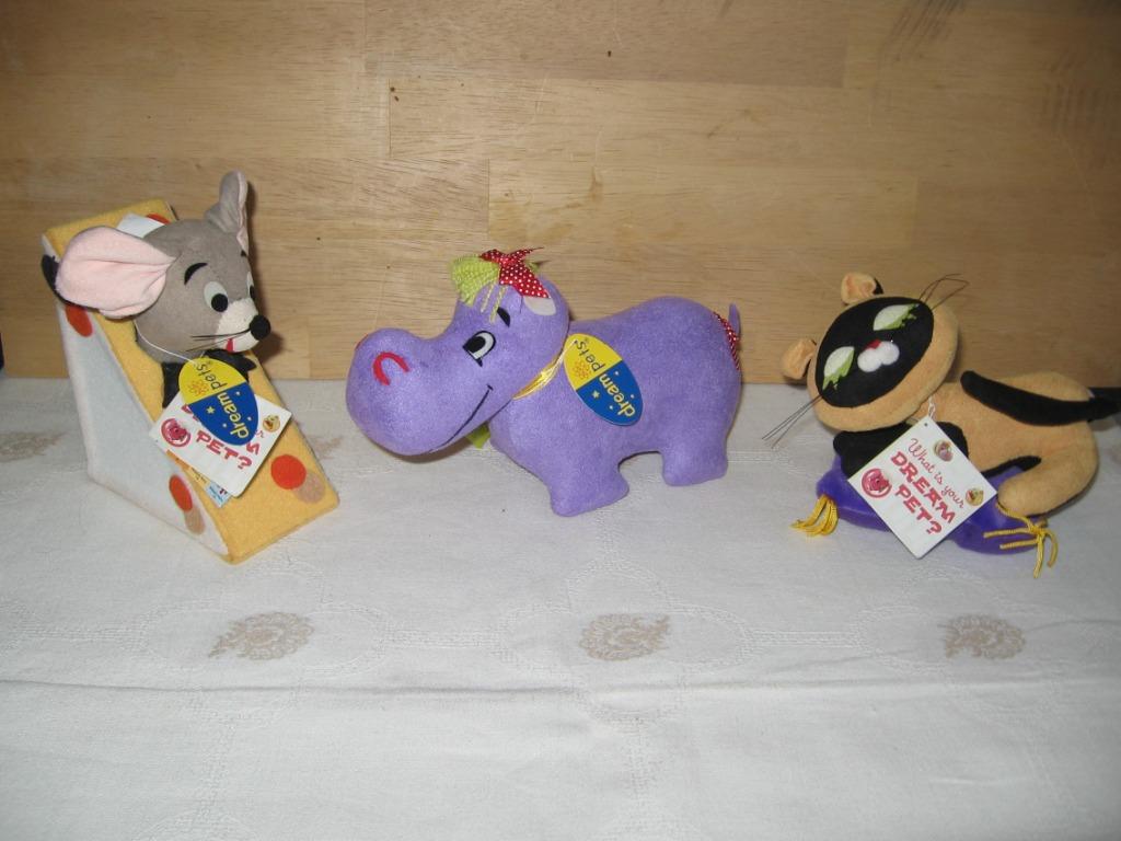 DREAM PETS - peluches velours vintage de collection, Enlèvement, Neuf