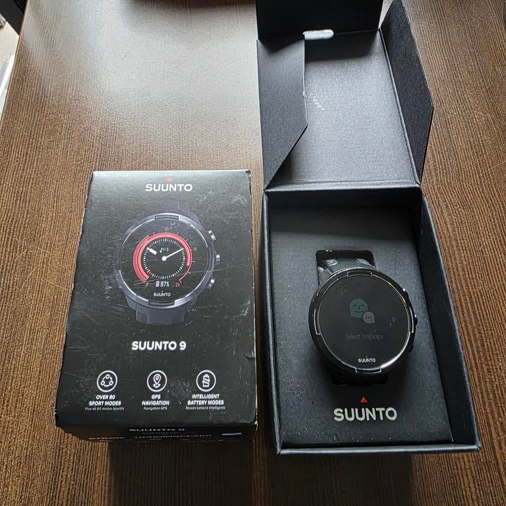 Suunto 9 baro, Ophalen, Zwart