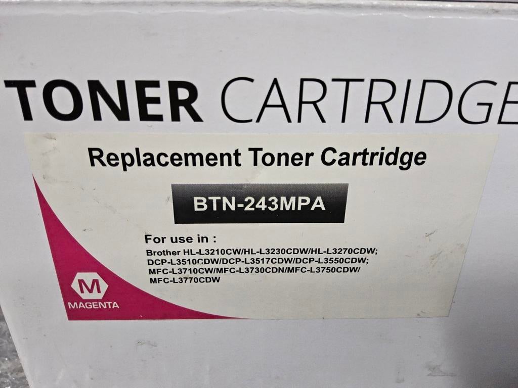 Set van 4 belangrijke Brother-cartridges, Computers en Software, Ophalen of Verzenden, Nieuw, Cartridge, Brother