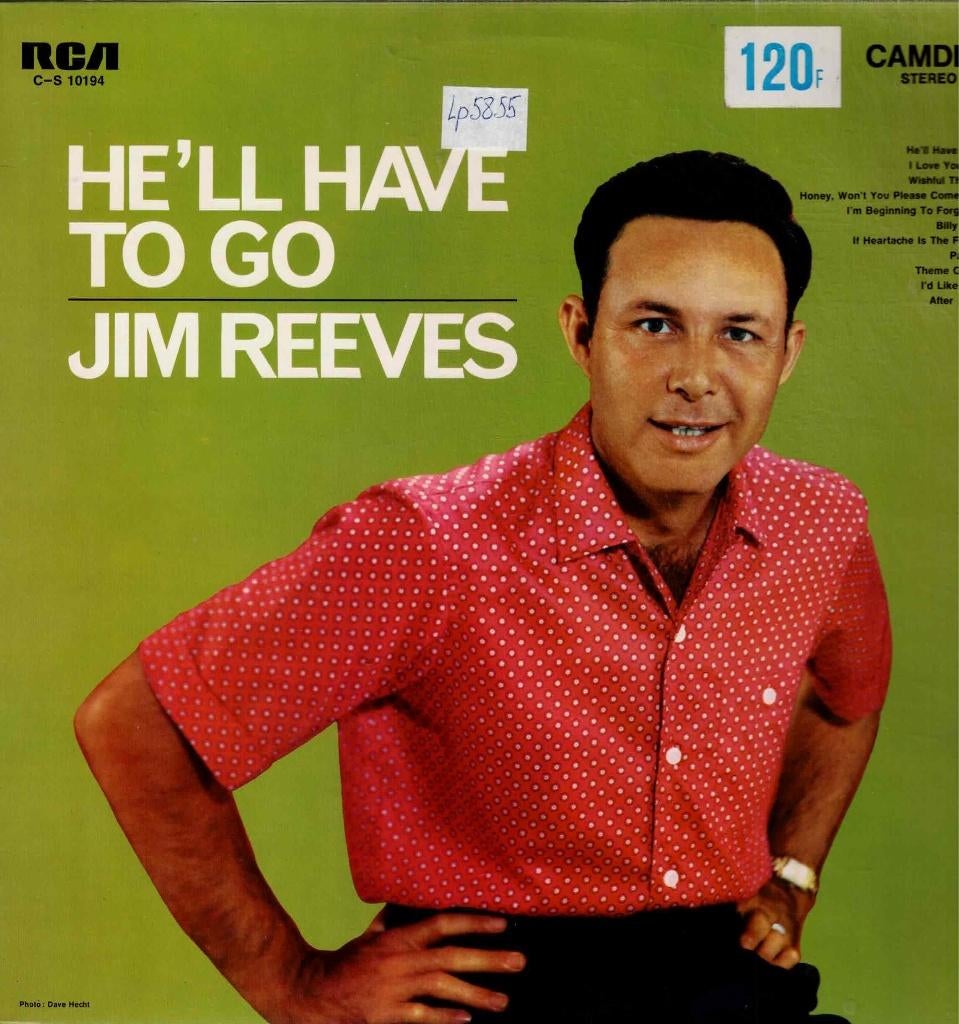 Vinyl, LP   /  Jim Reeves – He'll Have To Go, Ophalen of Verzenden, Overige formaten