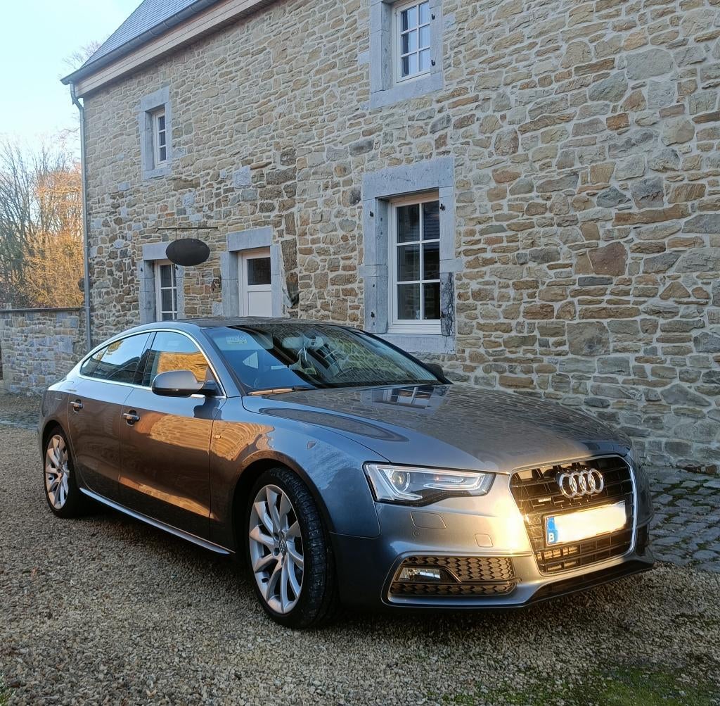 Audi A5 sportback S-line quattro, Auto's, Audi, Automaat, Zwart, 4 cilinders, Parkeersensor