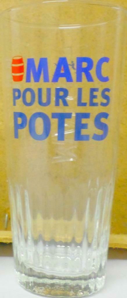 Verres Maes Personnalisés Marc, Collections, Marques de bière, Neuf, Verre ou Verres, Autres marques, Enlèvement ou Envoi