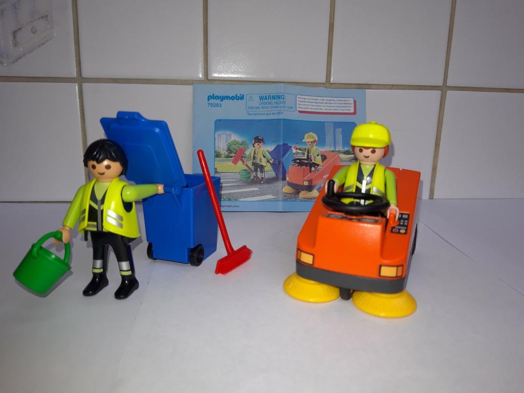 Playmobil 70203 City Life Street Sweeper 4+ Complet !, Enlèvement ou Envoi, Comme neuf