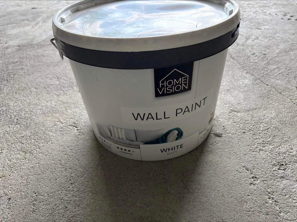 Peinture Action, Enlèvement, Comme neuf, Blanc, Peinture