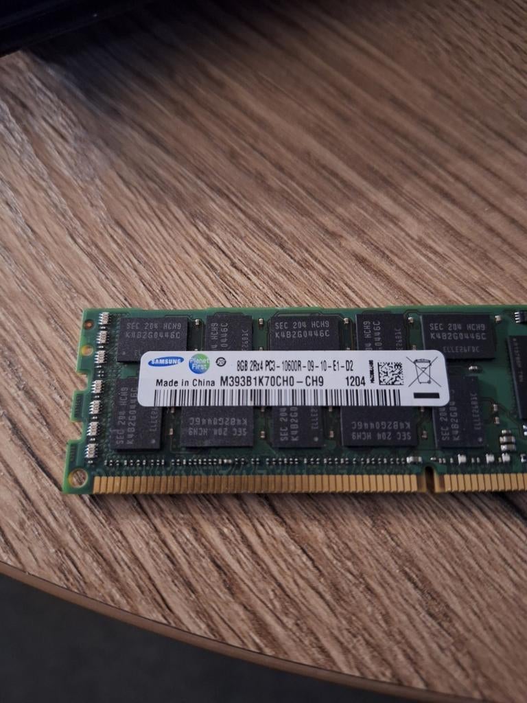 7x Samsung RAM 8GB DDR3, Ophalen, Zo goed als nieuw, DDR3