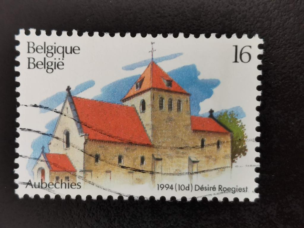 Belgique 1994 - Eglise d'Aubechies, Enlèvement ou Envoi, Affranchi