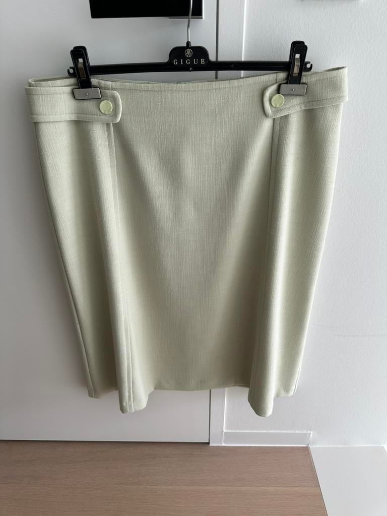 Lichtgroene rok gigue, Kleding | Dames, Rokken, Gigue, Maat 46/48 (XL) of groter, Ophalen of Verzenden, Zo goed als nieuw