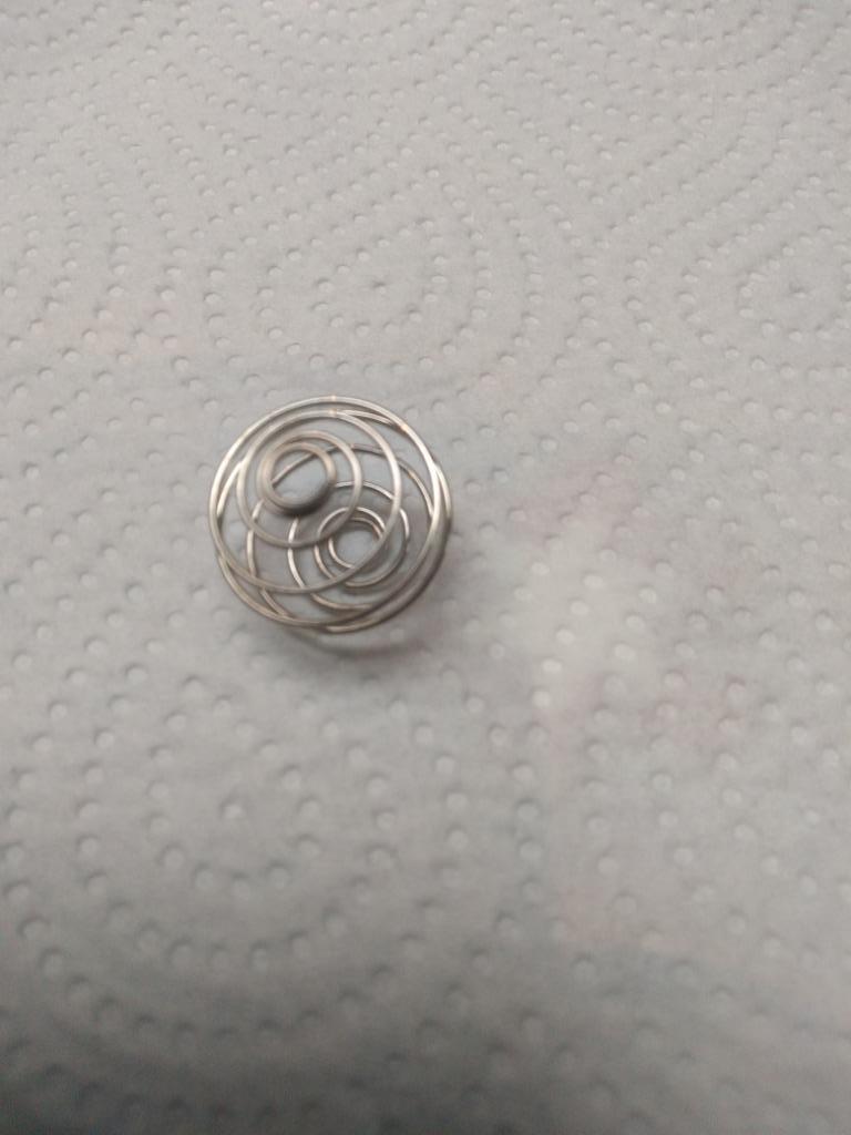 Pendentif porte pierre rond, Enlèvement ou Envoi, Neuf, Argent, Autres matériaux