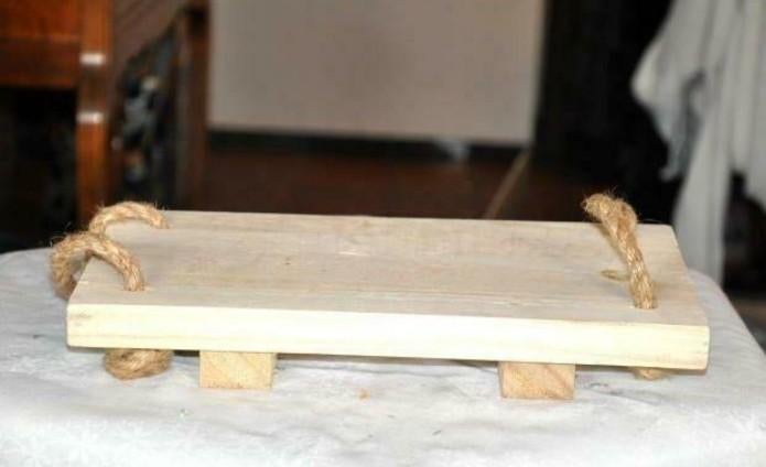 planche a fromage bois et corde, Enlèvement ou Envoi, Comme neuf, Rectangulaire, Bois
