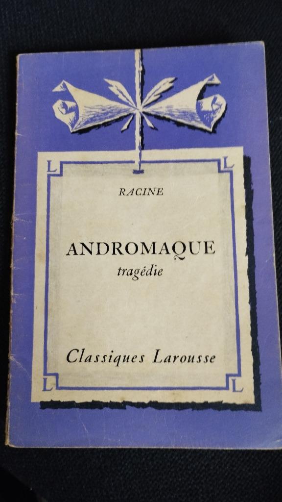 Racine ANDROMAQUE Classiques Larousse 1933, Livres, Envoi, Utilisé, Europe autre