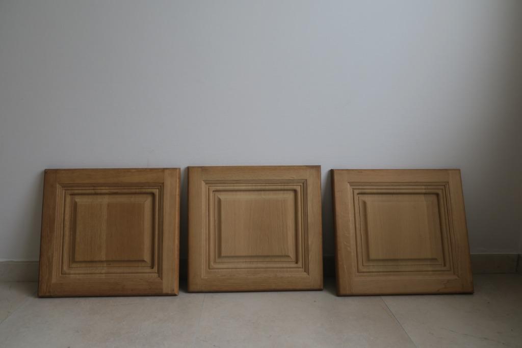 3 eiken kastdeurtjes, Ophalen, Nieuw