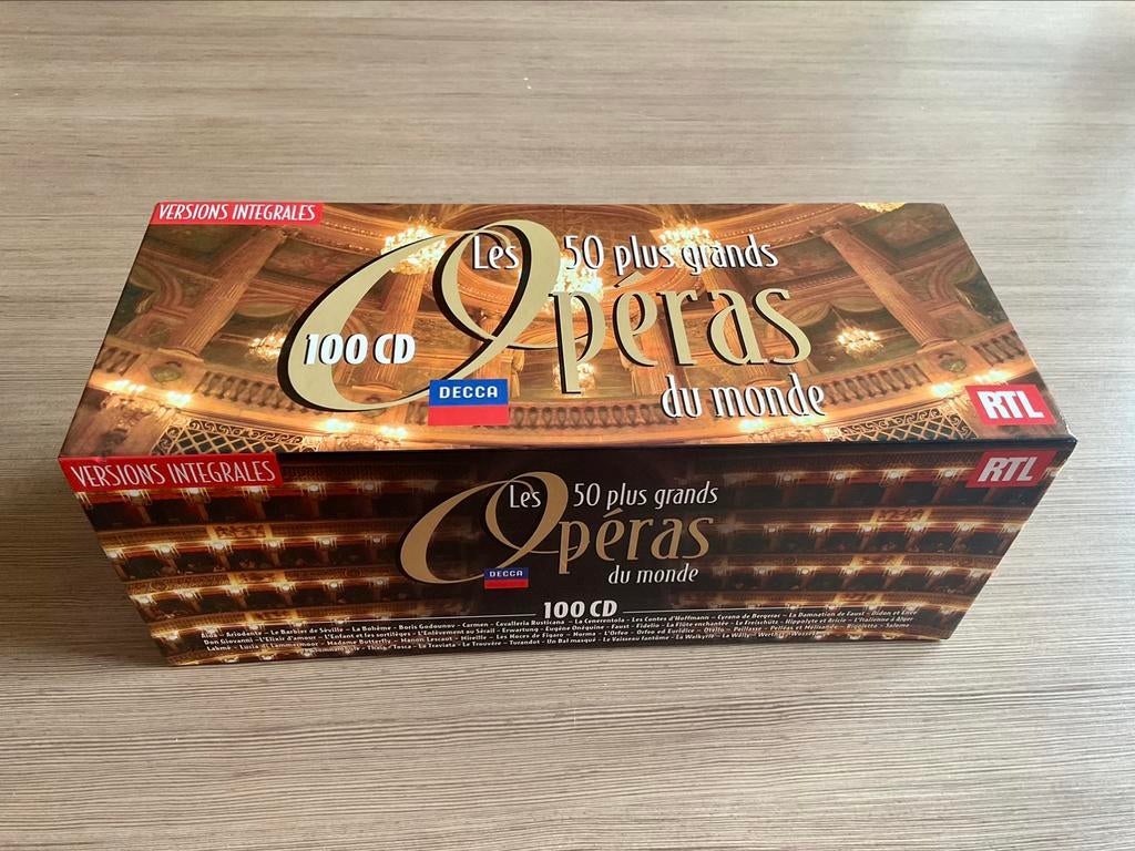 De 50 beste opera's ter wereld CD-boxset/100 cd's, Cd's en Dvd's, Cd's | Klassiek, Zo goed als nieuw, Boxset, Ophalen of Verzenden