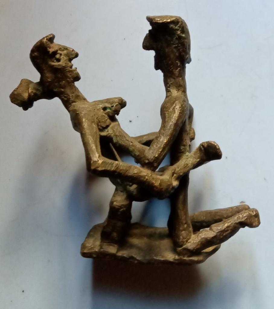 bronzen beeldje, Ophalen of Verzenden, Brons