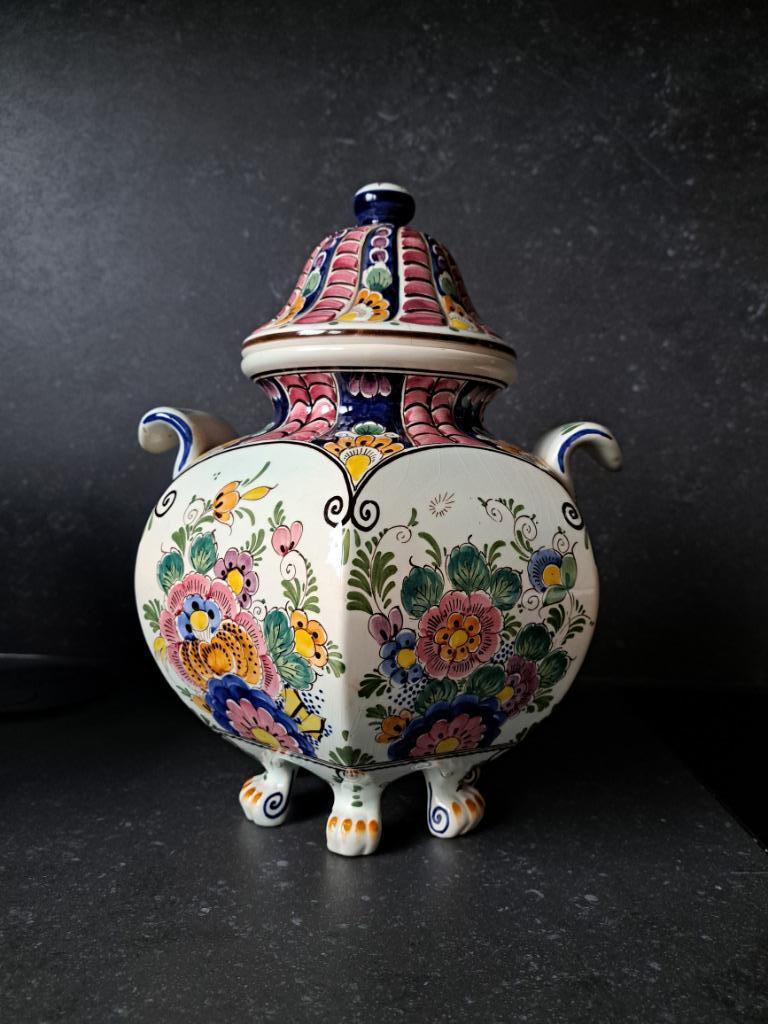 Delft Polychrome - Handpainted, Antiek en Kunst, Ophalen of Verzenden