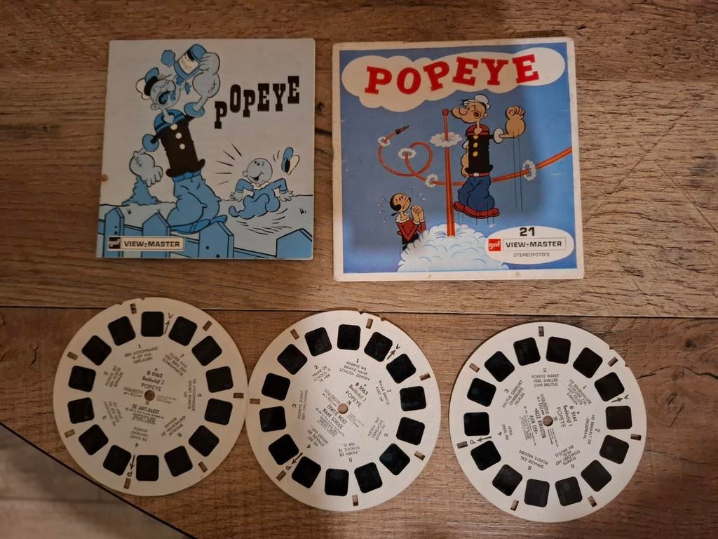 Viewmaster : popeye, Verzamelen, Verzenden, Zo goed als nieuw
