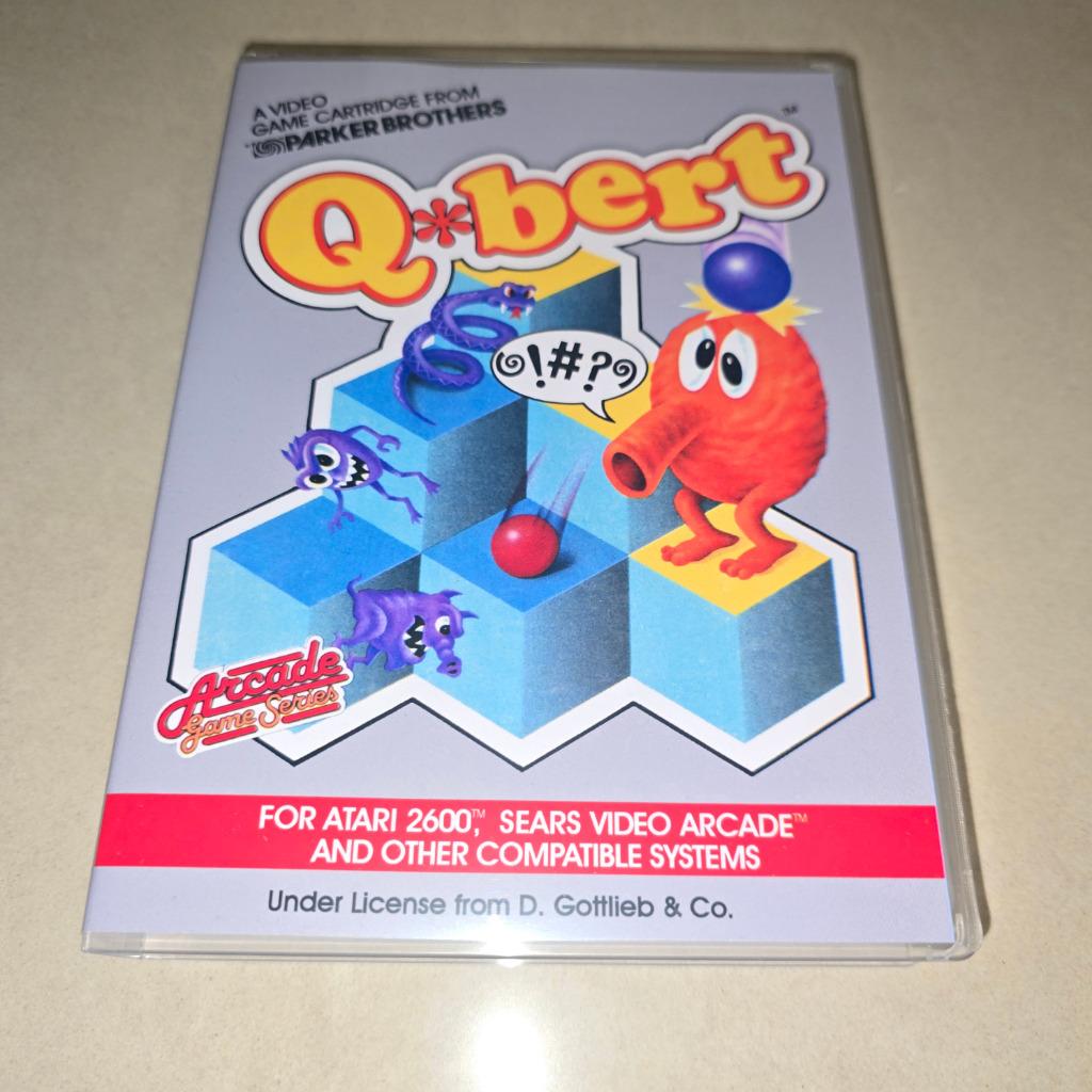 Q-Bert Atari 2600 Game Case, Games en Spelcomputers, Games | Atari, Verzenden, Zo goed als nieuw, Atari 2600