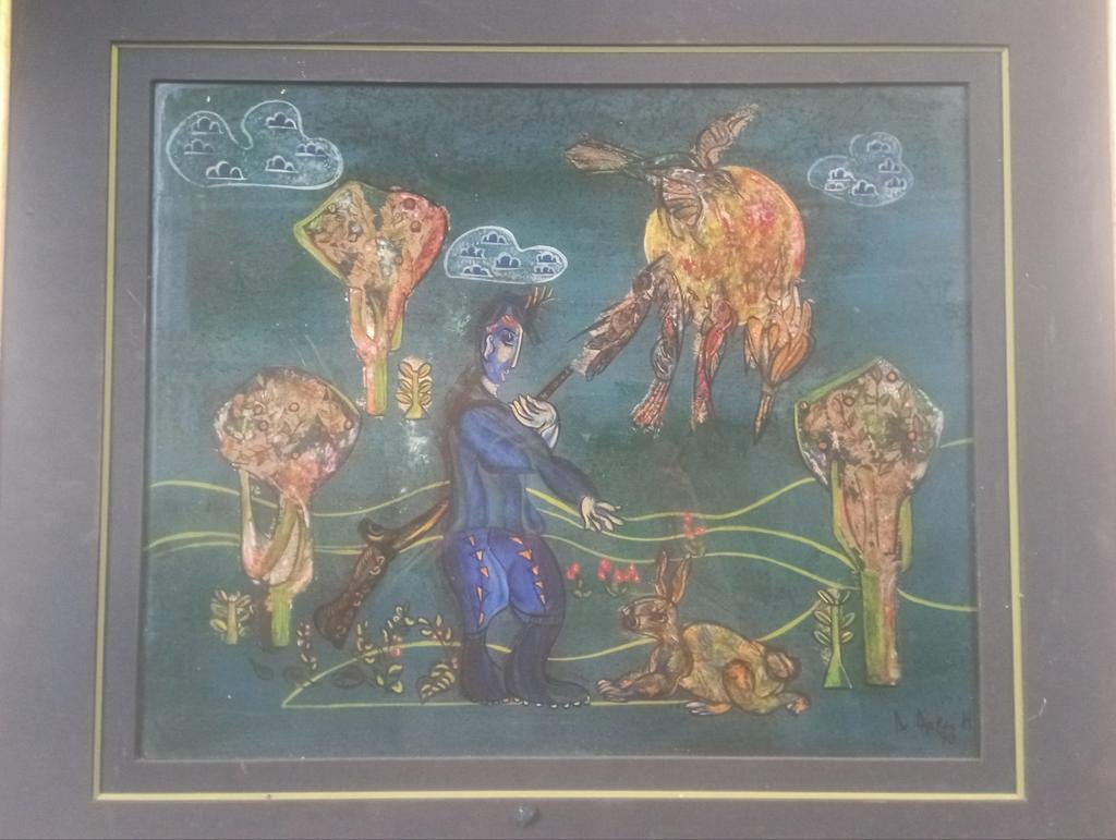 Mooie abstracte kunst schilderijen, Ophalen