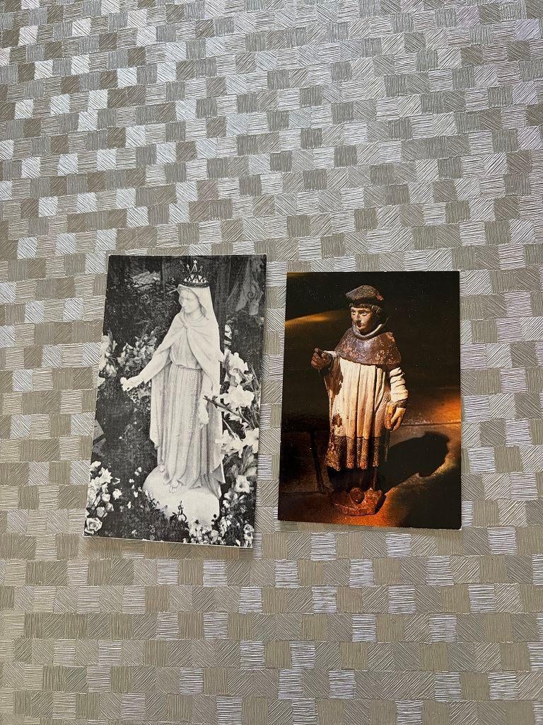 2 heiligen bidprentjes, devotieprentjes Madonna, Saint-Yves, Ophalen of Verzenden, Bidprentje