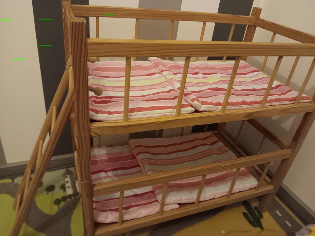 Houten poppenbed, Kinderen en Baby's, Ophalen, Gebruikt