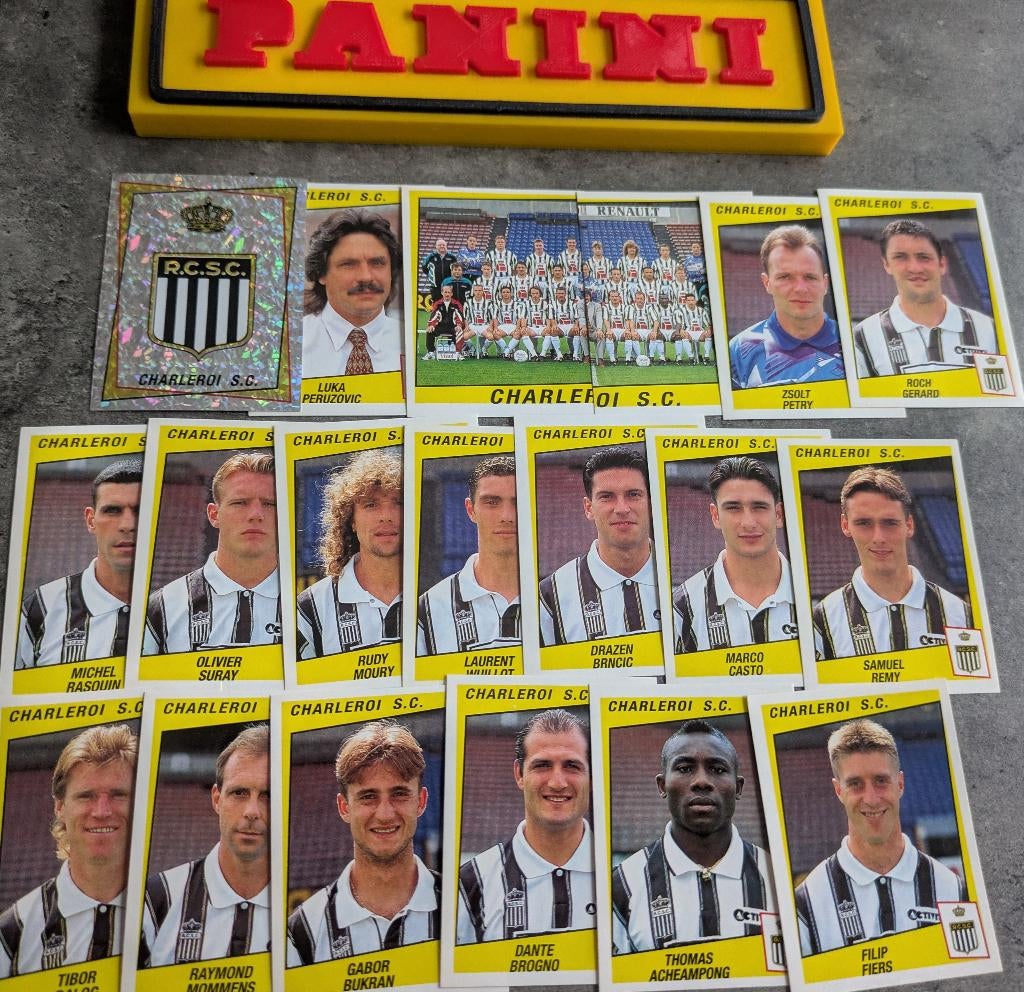 AUTOCOLLANTS PANINI FOOTBALL 97 19 1997 SP.CHARLEROI FOOT, Envoi, Neuf