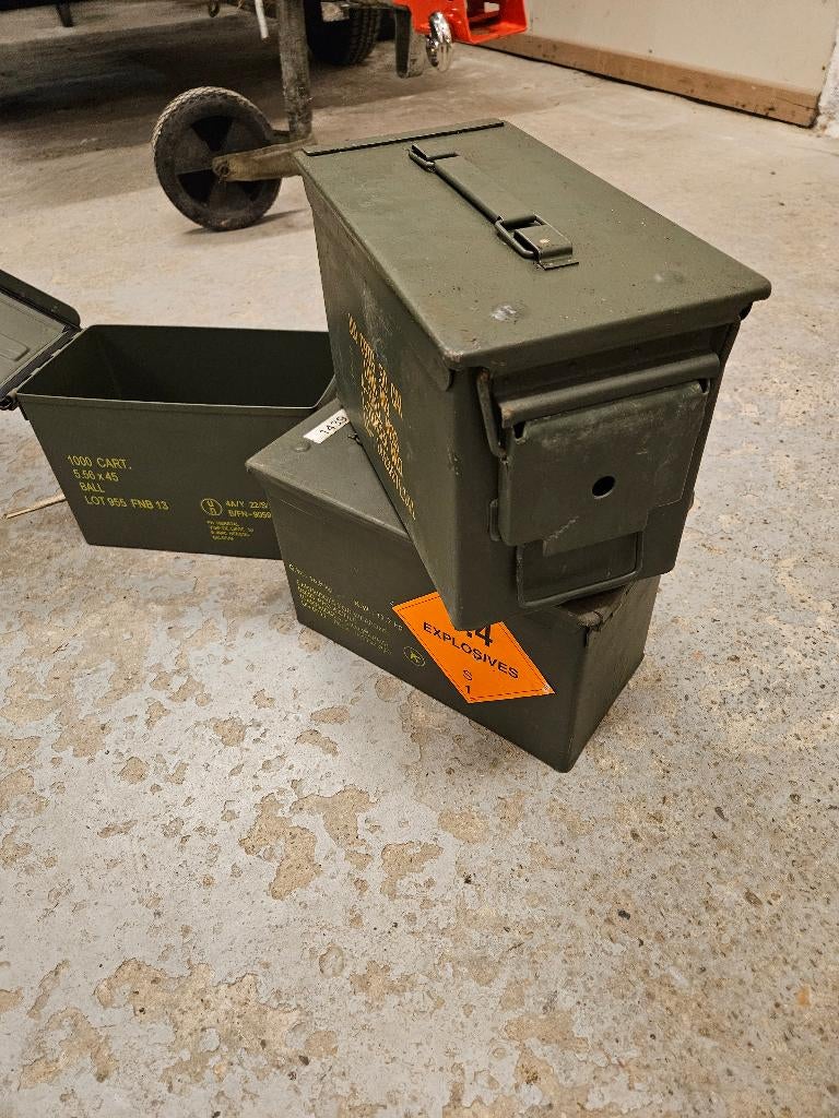 Munitiekistjes, Collections, Objets militaires | Général, Enlèvement ou Envoi, Autres, Caisse ou Géocache