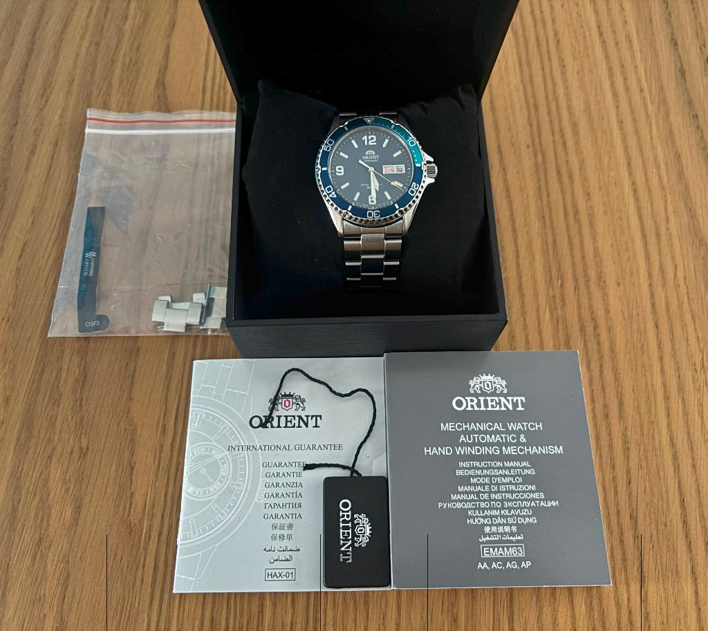 Orient Kamasu Mako III, Overige merken, Staal, Staal, Polshorloge
