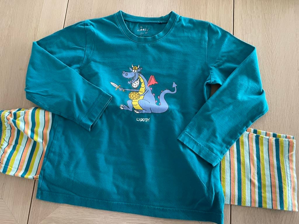 Woody - pyjama - draak - dragon - 8 jaar, Enlèvement, Utilisé, Garçon ou Fille, Vêtements de nuit ou Sous-vêtements