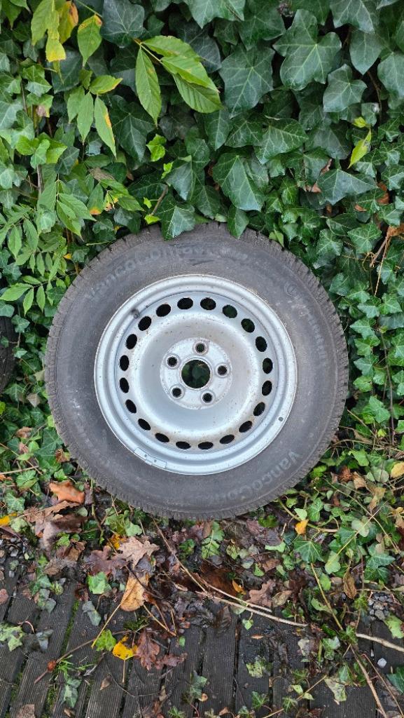 Nieuw VW velg+band T5,T6 Continental Vancocontac Transporter, Auto-onderdelen, Banden en Velgen, Banden en Velgen, Zomerbanden