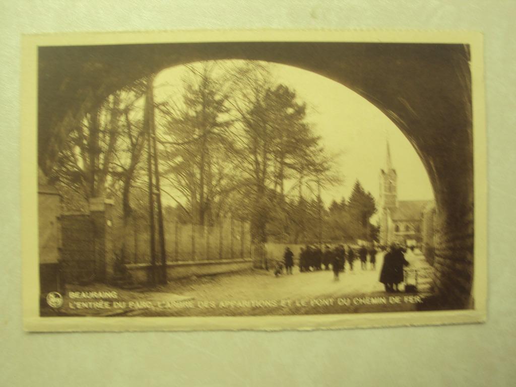 52797 - BEAURAING - ENTREE DU PARC - LE PONT DU CHEMIN DE FE, Envoi