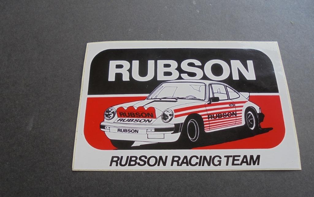Sticker : Porsche 911 Rubson Racing Team, Verzamelen, Ophalen of Verzenden, Nieuw, Auto of Motor