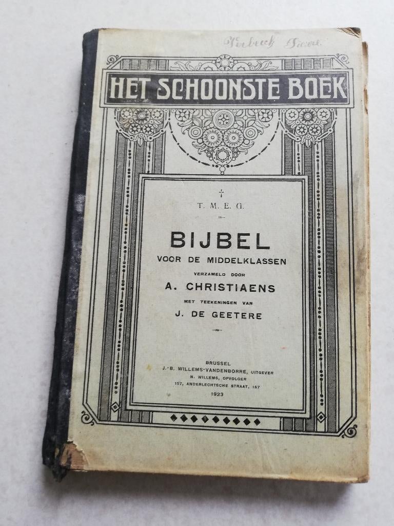 oude bijbel, Antiek en Kunst, Ophalen of Verzenden