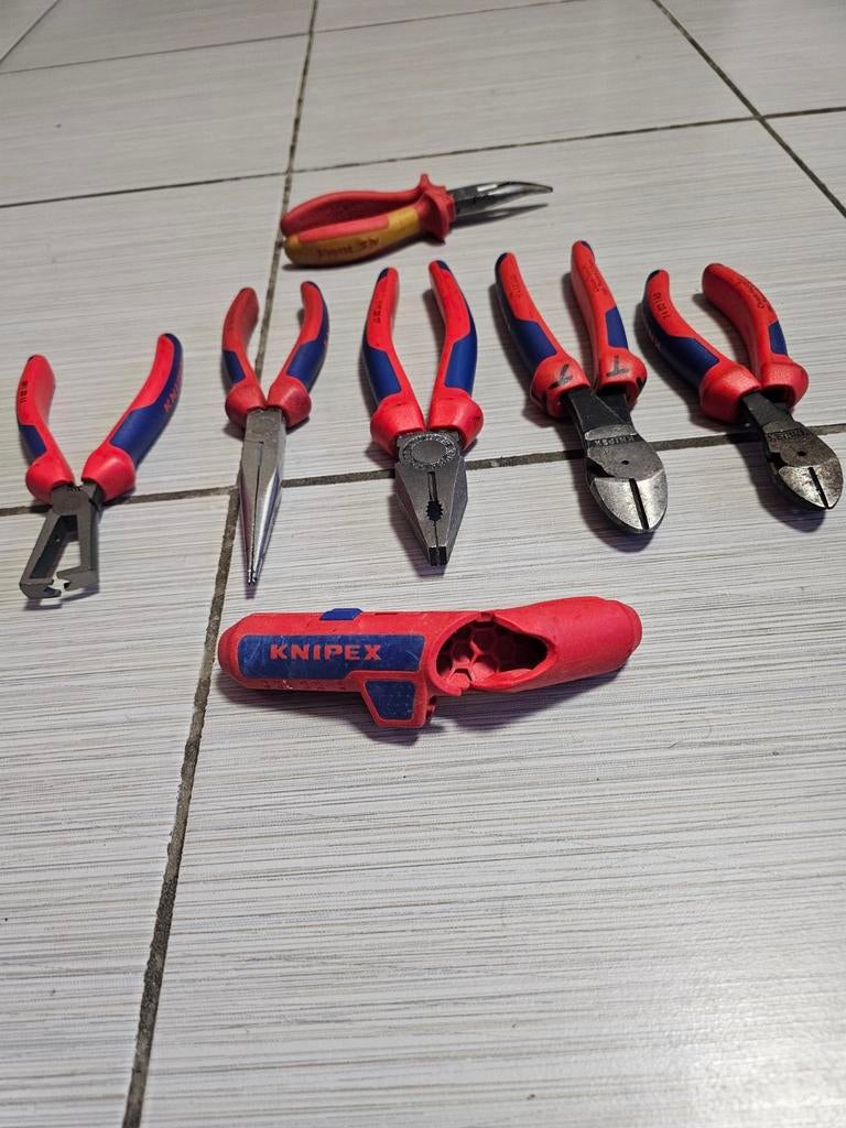 5 pince knipex + denudeur nouveau / new, Ophalen, Gevuld, Nieuw