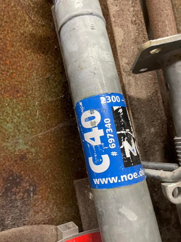 Noe C40 schoren verzinkt 2300-4000mm, Ophalen, Zo goed als nieuw