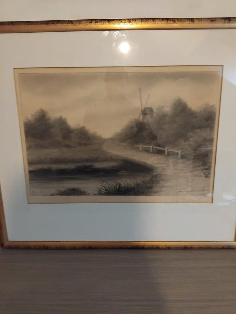 Tekening poupaert, Ophalen