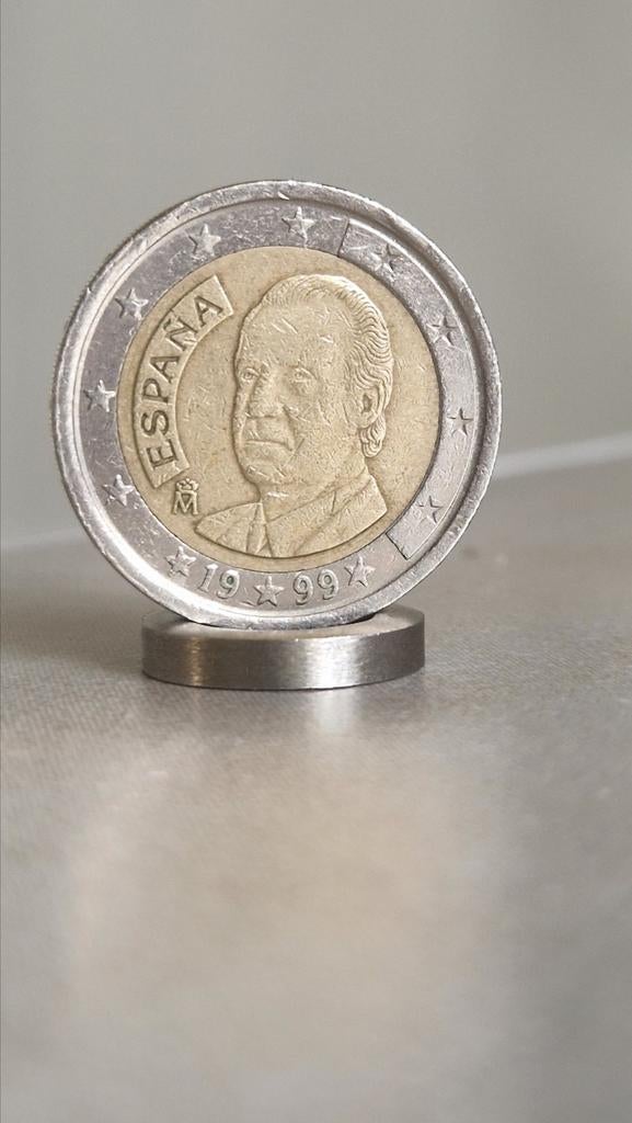 1999, Spain , 2 Euro Coin, Ophalen of Verzenden, 2 euro