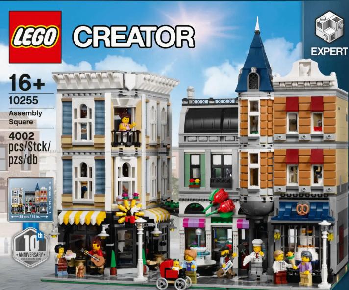 Lego gebouwenset 10255 in verzegelde doos, Ophalen of Verzenden, Nieuw, Complete set, Lego