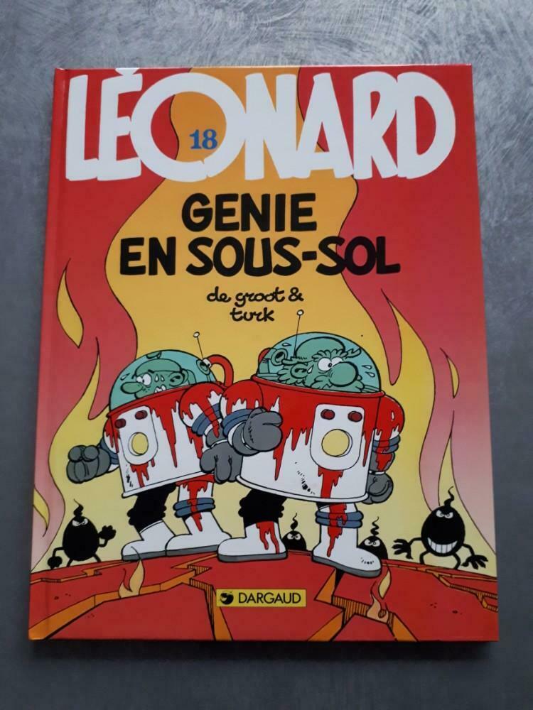 Léonard 18 EO Ttbe "Génie en sous-sol", Eén stripboek, Ophalen of Verzenden, Zo goed als nieuw