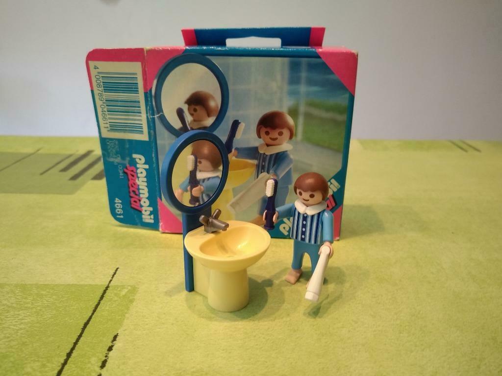 Playmobil spécial 4661 Enfant / lavabo / miroir complet avec, Enfants & Bébés, Enlèvement ou Envoi, Utilisé, Ensemble complet