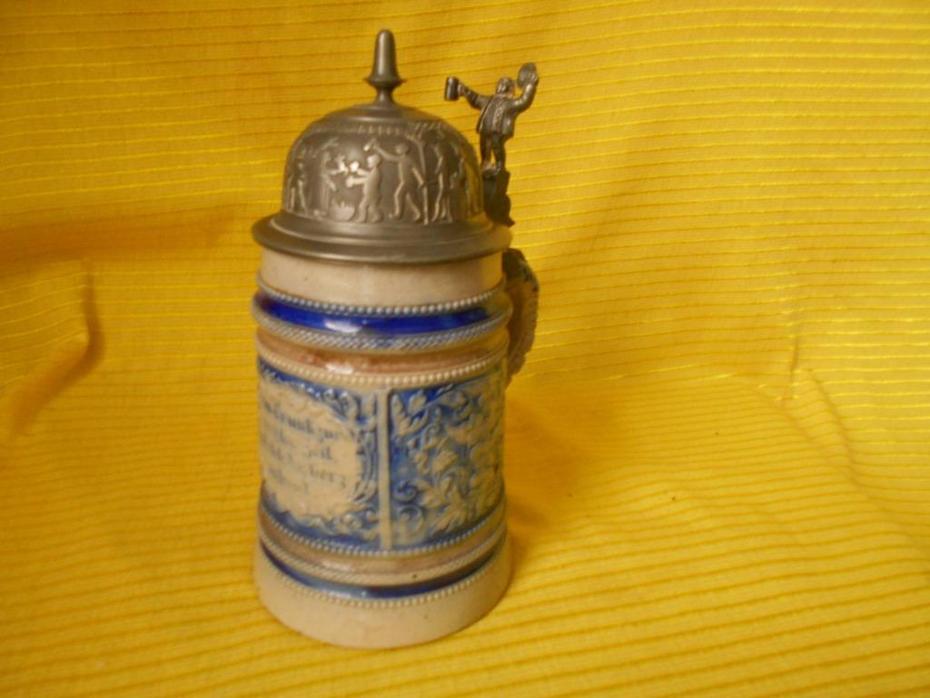 Chope à bière 19ème, Antiquités & Art, Antiquités | Céramique & Poterie, Enlèvement ou Envoi