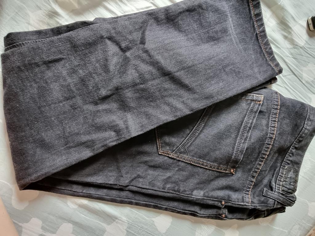 Zwarte jeans Here&There maat 164 jongens, Broek, Ophalen of Verzenden, Zo goed als nieuw, HERE & THERE