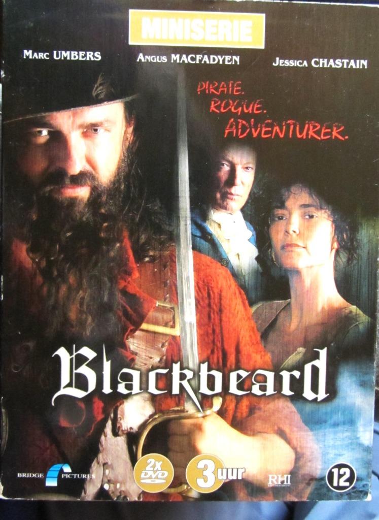 DUBBELE DVD ACTIE- BLACKBEARD-THE PIRATE OF THE CARIBBEAN, Tous les âges, Enlèvement ou Envoi, Comme neuf, Thriller d'action