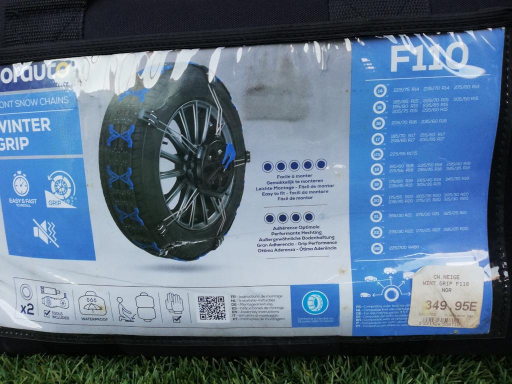 Sneeuwkettingen Winter Grip f110 f120 f150 350€ nu 250€, Auto diversen, Sneeuwkettingen, Nieuw, Ophalen of Verzenden
