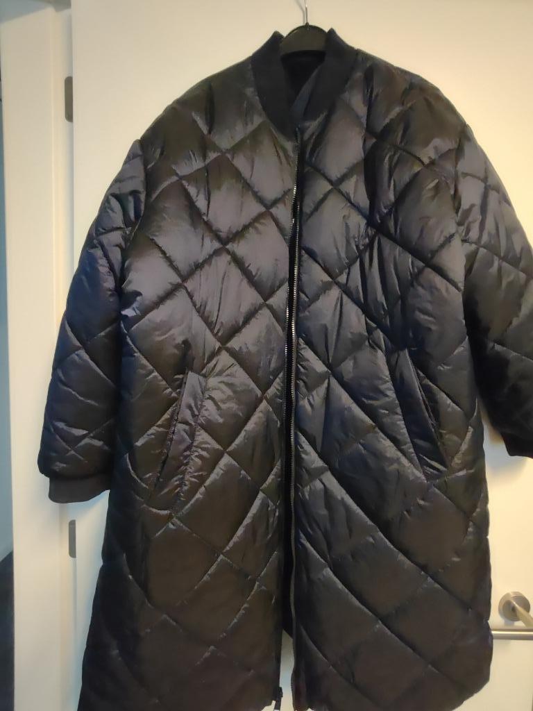 x Nieuwe lange blauwe jas Mayerline maat 50, Mayerline, Blauw, Maat 46/48 (XL) of groter, Nieuw